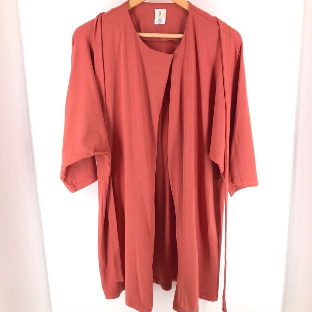 Miakoda Organic Cotton XS/S Orange Open Robe